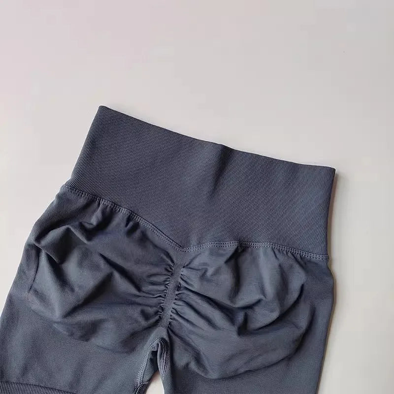 Women's sports shorts, Peach Hip Lifting , High Waist and Waist Tightening for Slimming, Running Training