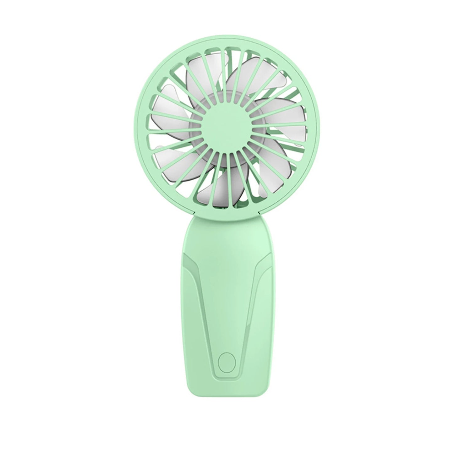 Noise Free Rechargeable Mini Fan For Silent Cooling Experience Lightweight Portable Mini Pocket Fan white