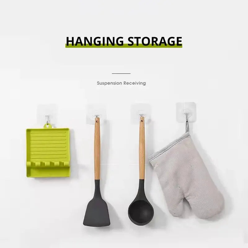 [Hot Sales] 1Pcspatula Rack Pot Lid Rack Shelves Counter Top Shovel Spoon Shelf Soup Spoon Pad Put Soup Spoon Chopsticks Holder