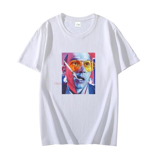 Fear And Loathing Las Vegas Hunter Thompson Dr. Gonzo Raul graphic t shirts cotton t shirt for men short sleeve t-shirts
