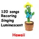 1pc-Dancing Talking Cactus Toys for Baby Boys and Girls, Singing Mimicking Recording Repeating What You Say Voice Changer