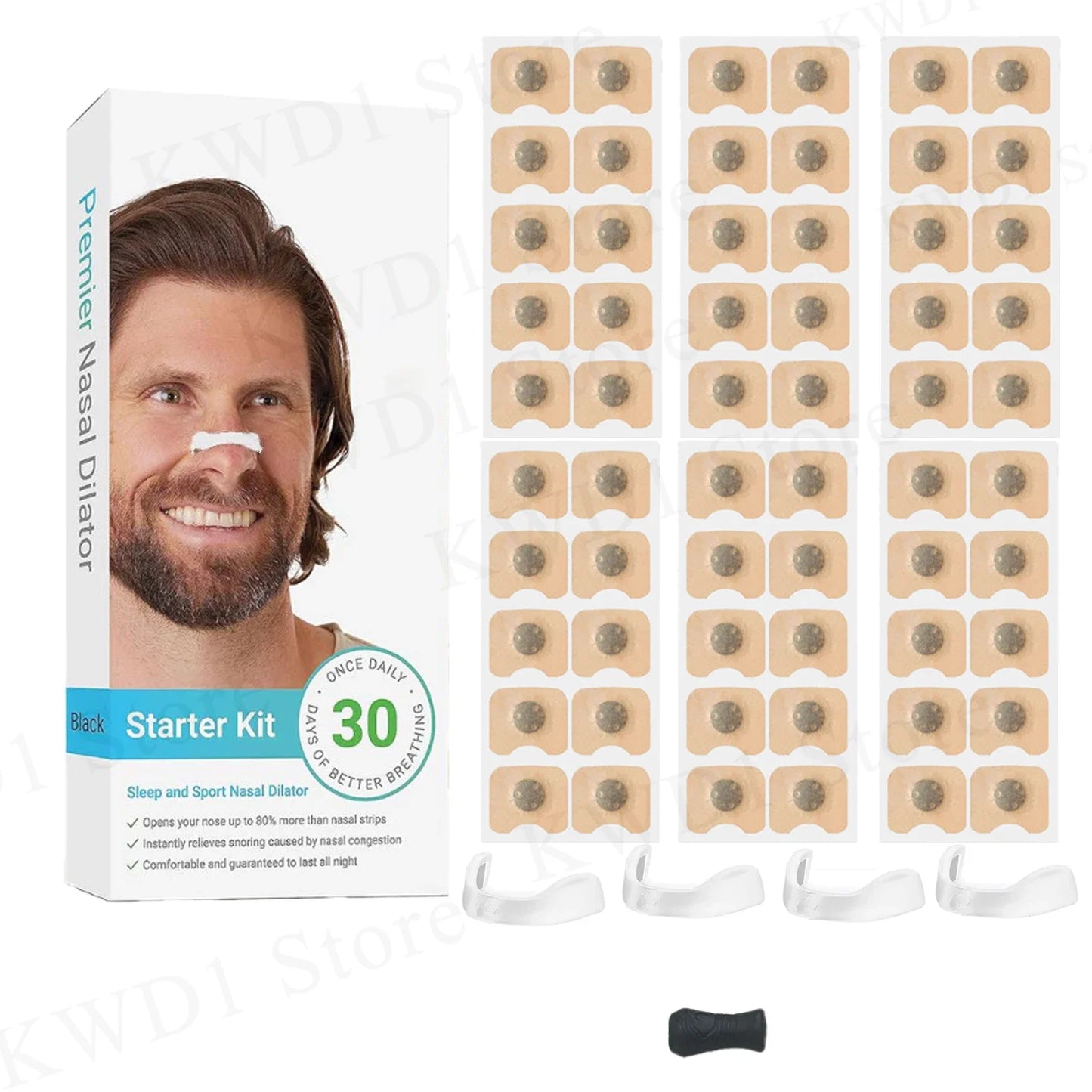 Nasal breathing dilators Magnetic Nasal Strips Increase Air Intake Improve Sleep Quality Reduce Snoring