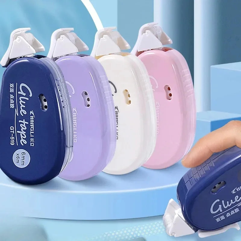 WQN Double-sided glue tape DIY scrapbook collage book School stationery roller tape 6m*6mm