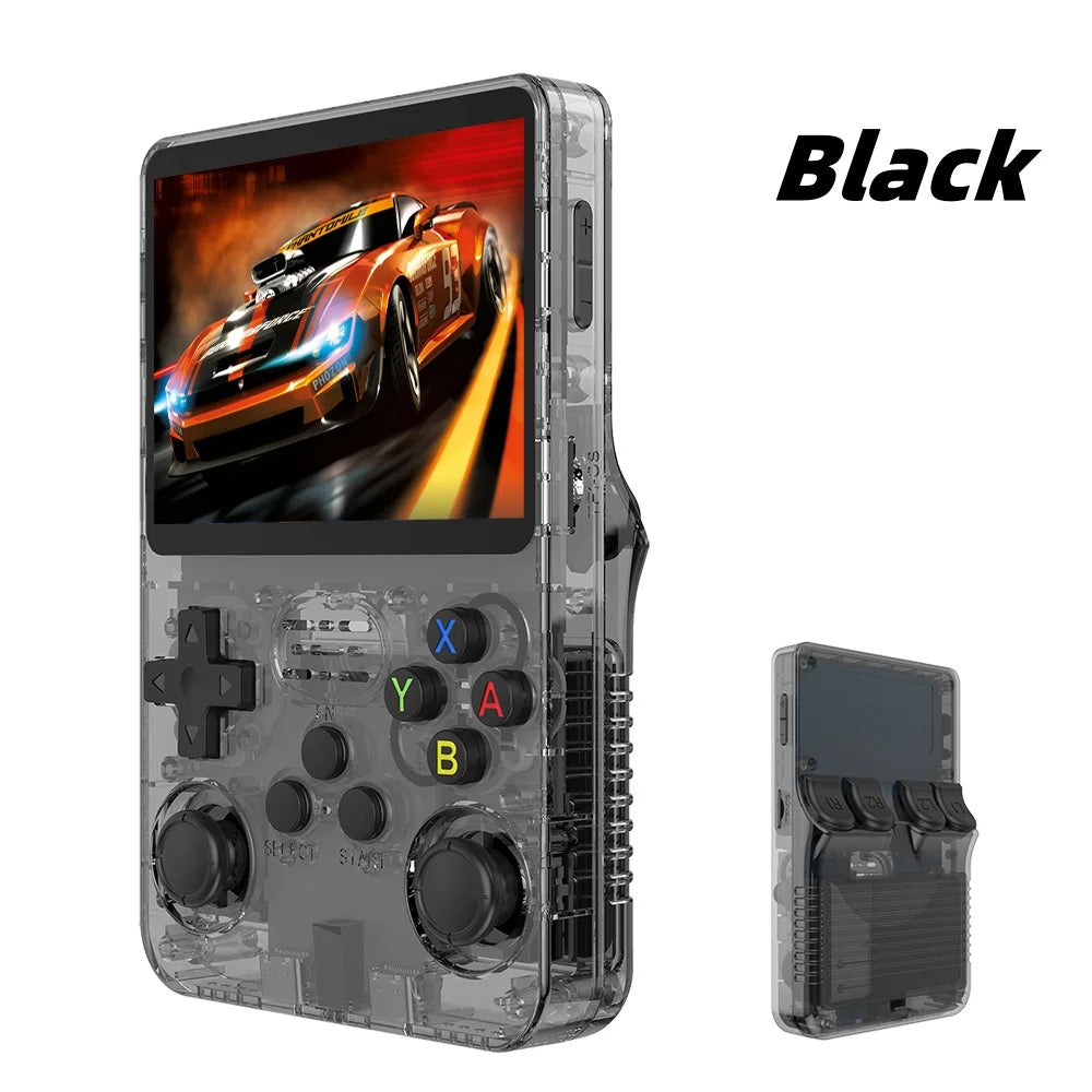 R36S new retro game console 3.5-inch Linux open-source system portable handheld game console with 128GB large memory