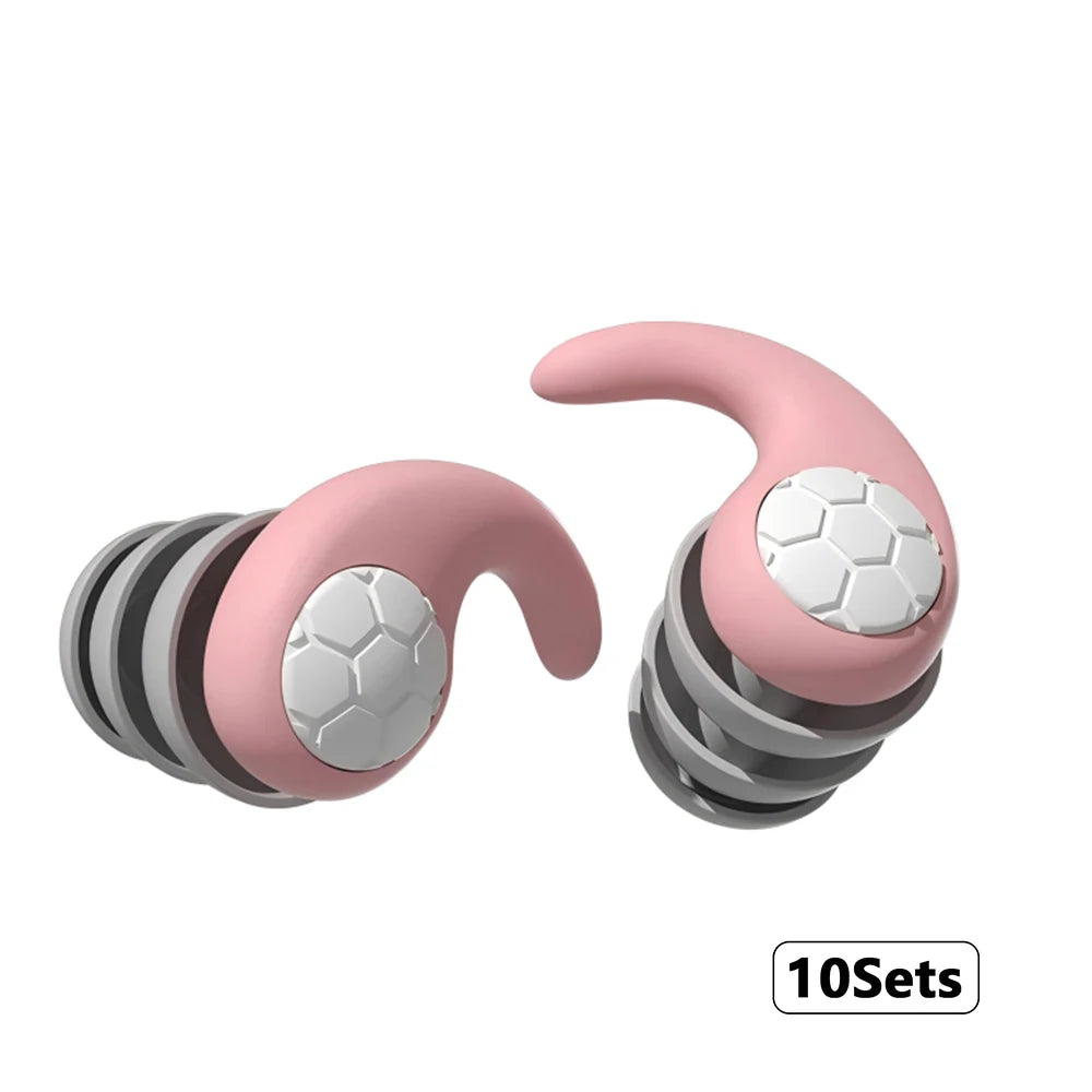 3-Layer Silicone Sleep Noise Reduction Earplug Ear Protection Earplugs Anti-Noise For Travel Tapones Para Dormir Earplugs