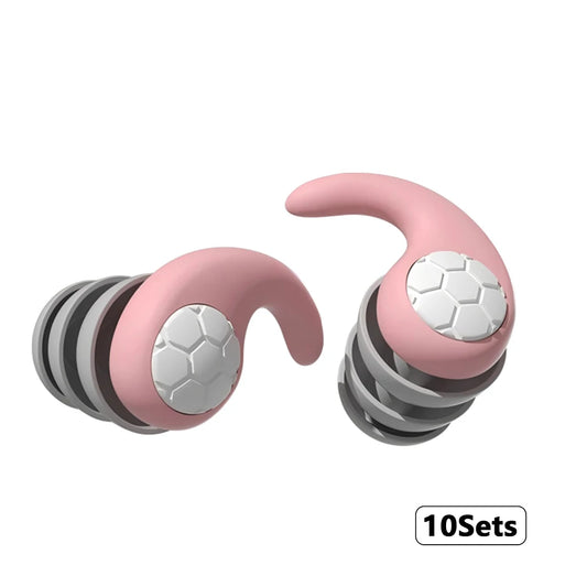 3-Layer Silicone Sleep Noise Reduction Earplug Ear Protection Earplugs Anti-Noise For Travel Tapones Para Dormir Earplugs
