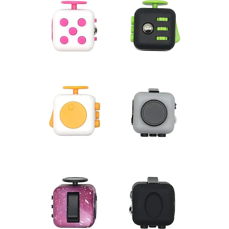 Colorful irritability stress relief dice release stress autism anxiety relief stress relief children anti-stress fingertips