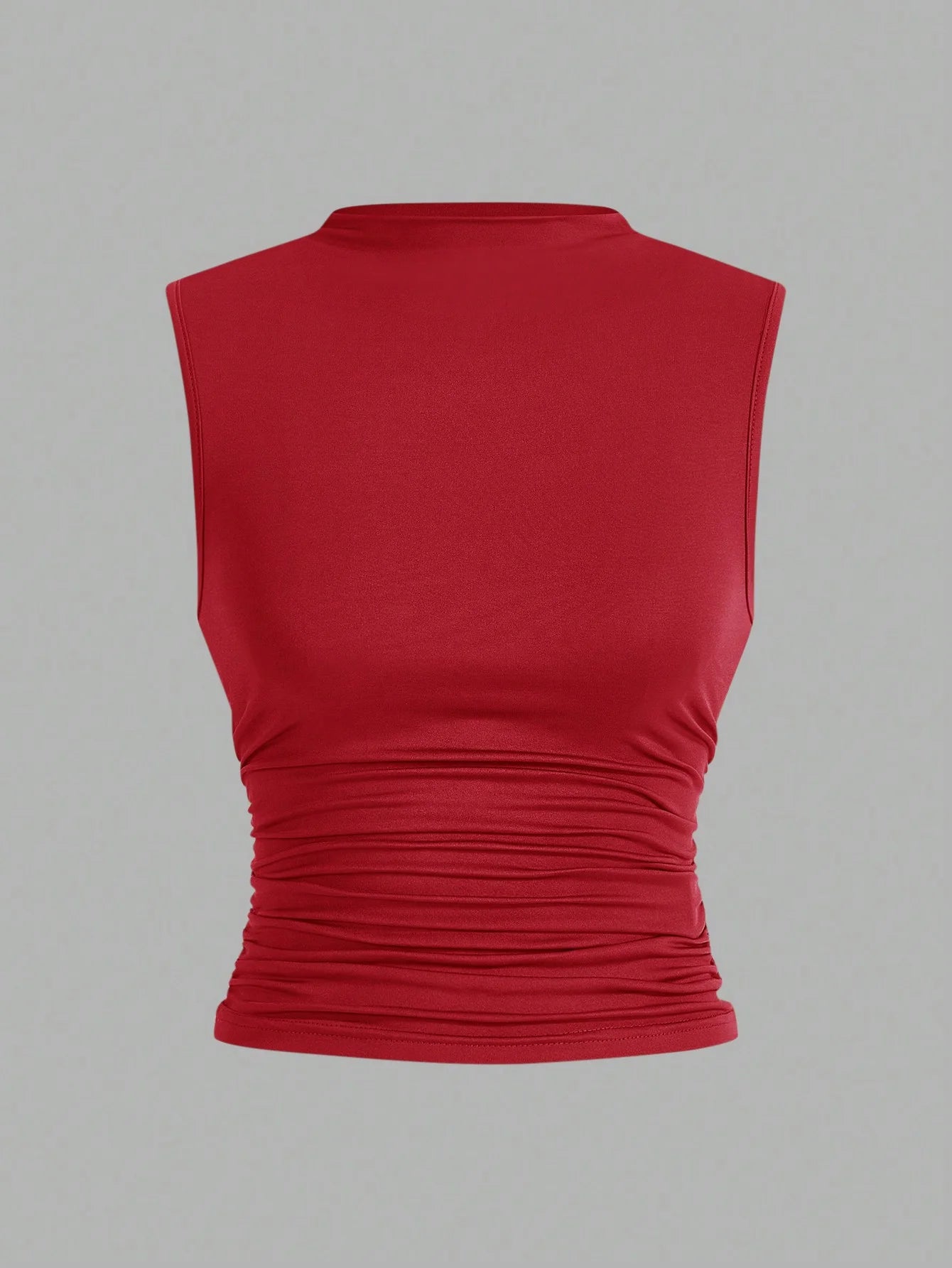 New spring/summer ladies casual sleeveless red and white vest suit