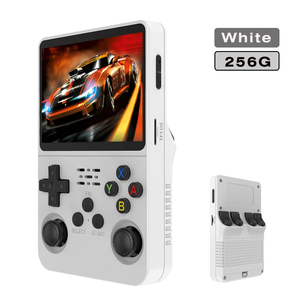 BOYHOM 256G/128G/64G R36S ARKOS 2.0 Retro Handheld Game Console 3.5'' IPS screen,Portable Pocket Game Player for  children gift