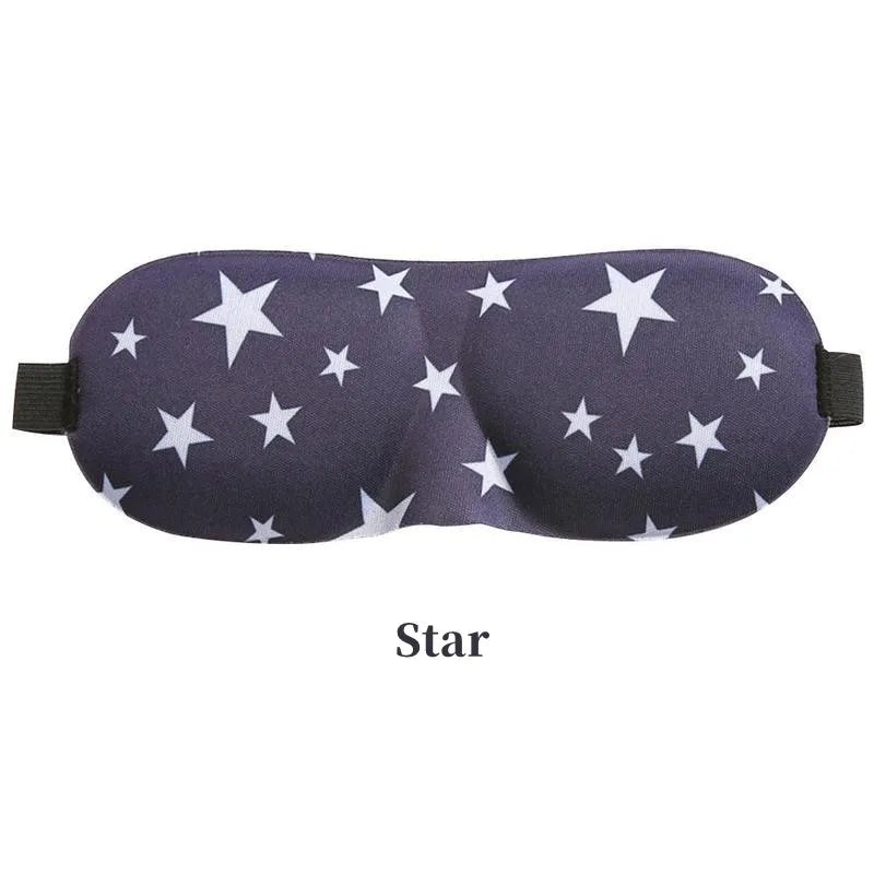 3D Sleeping Eye Mask Travel Rest Aid Eye Cover Patch Paded Soft Sleeping Mask Blindfold Eye Relax Massager
