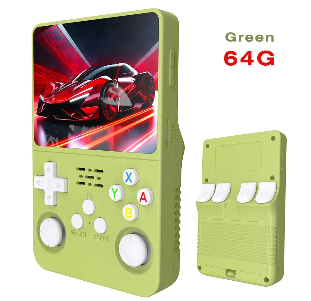 R36S new retro game console 3.5-inch Linux open-source system portable handheld game console with 128GB large memory