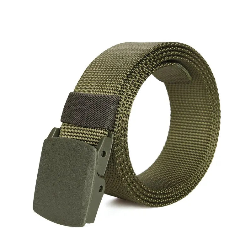 Men's Belt Outdoor Casual Canvas Belt Metal Free Training Nylon Tactical Belt With Pants Jeans Belt Sports Belts For Men Women