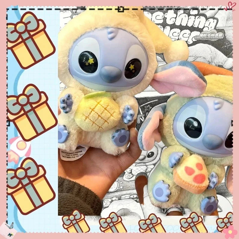 NEW Animals Party Series Blind Box Toys stitch Cute Mysterious Box Flocking Fluffy Dolls Decor Gift Bag Pendant Cute Toy