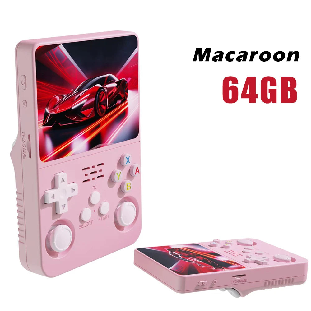 BOYHOM R36S Retro Handheld Video Game Console Linux System 3.5 Inch IPS Screen R35s Pro Portable Pocket Video Player 64GB Games
