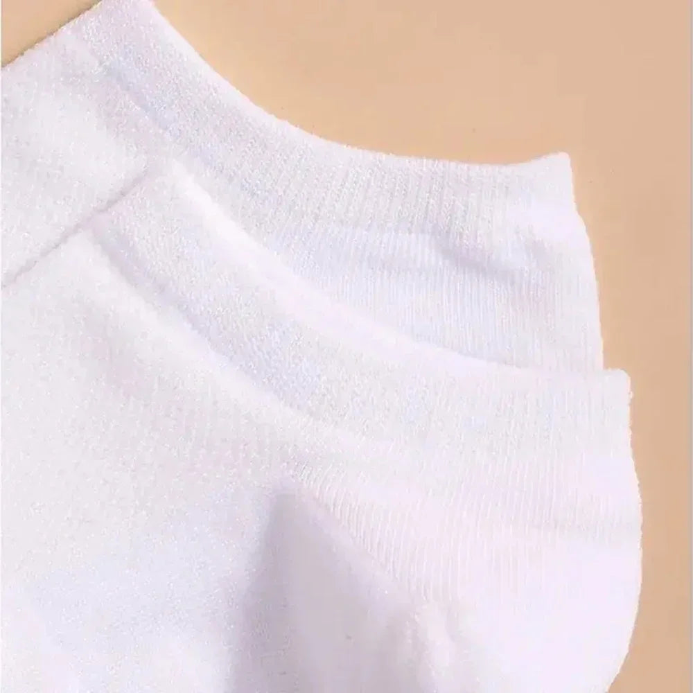 10/20 Pairs Unisex Casual Plain Color Boat Socks Thin Breathable Comfy Anti-odor Sweat-absorbing Low Cut Men Women Ankle Socks