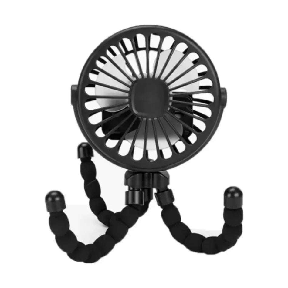 Portable Handheld Fan Octopus Deformable Fan 3-Speed Adjustment Mini Desk Cooling Fan For Office Home Outdoor USB Charging Fan