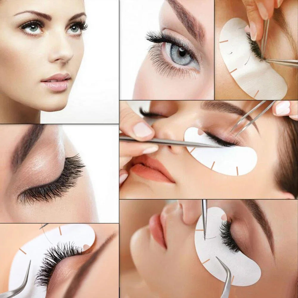 50/100pairs  eyelashes fake lashes stickers lash extension supplies patches for building eyelid eye patches  extension under