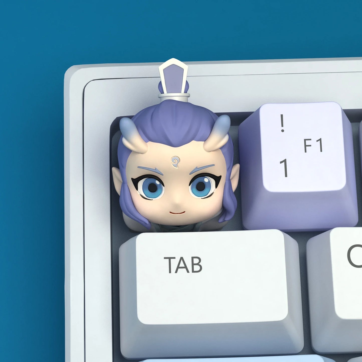 Nezha keycap, Magic Child Caohai keycap, Aoben resin keycap mechanical keyboard three-dimensional key cap