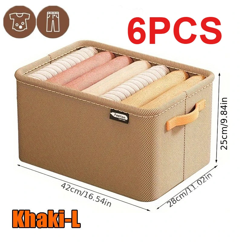 Thicken Clothes Organizer Pants Sweater Storage Cabinets Drawers Organizer Jeans Storage Box Wardrobe Clothes Storage Organizers