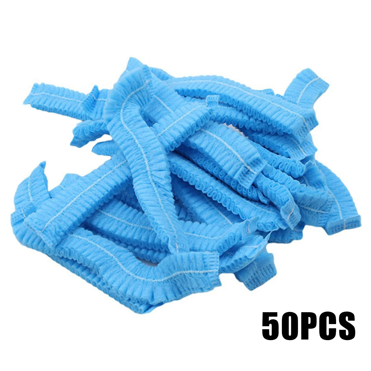 50/100PCS Disposable Hair Head Caps Non Woven Dustproof Cap Eyelash Extension Makeup Tool Breathable Shower Bathing Hats