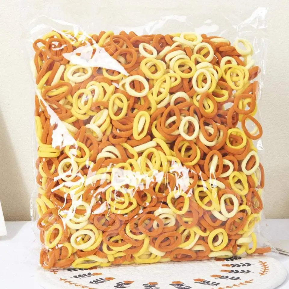 100/300/500pcs Girls Elastic Hair Bands Children Ponytail Hold Hair Tie Rubber Band Scrunchie Kids Hair Accessories for women