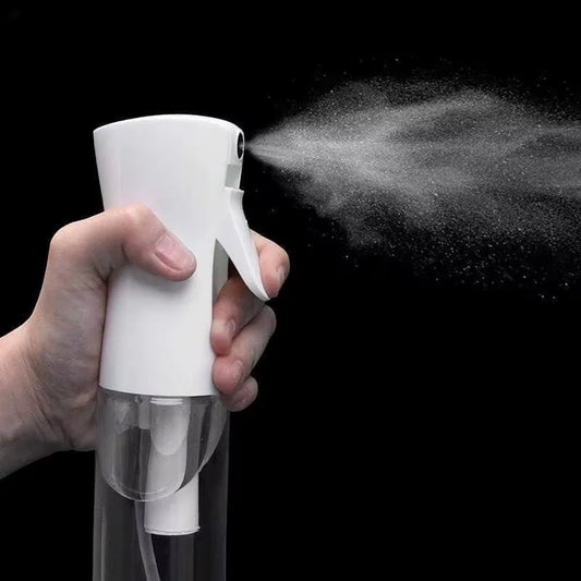 Continuous Spray Bottles Hairdressing Pressure Sprinkling Bottle Barber Beauty Salon Refillable Atomizer Container