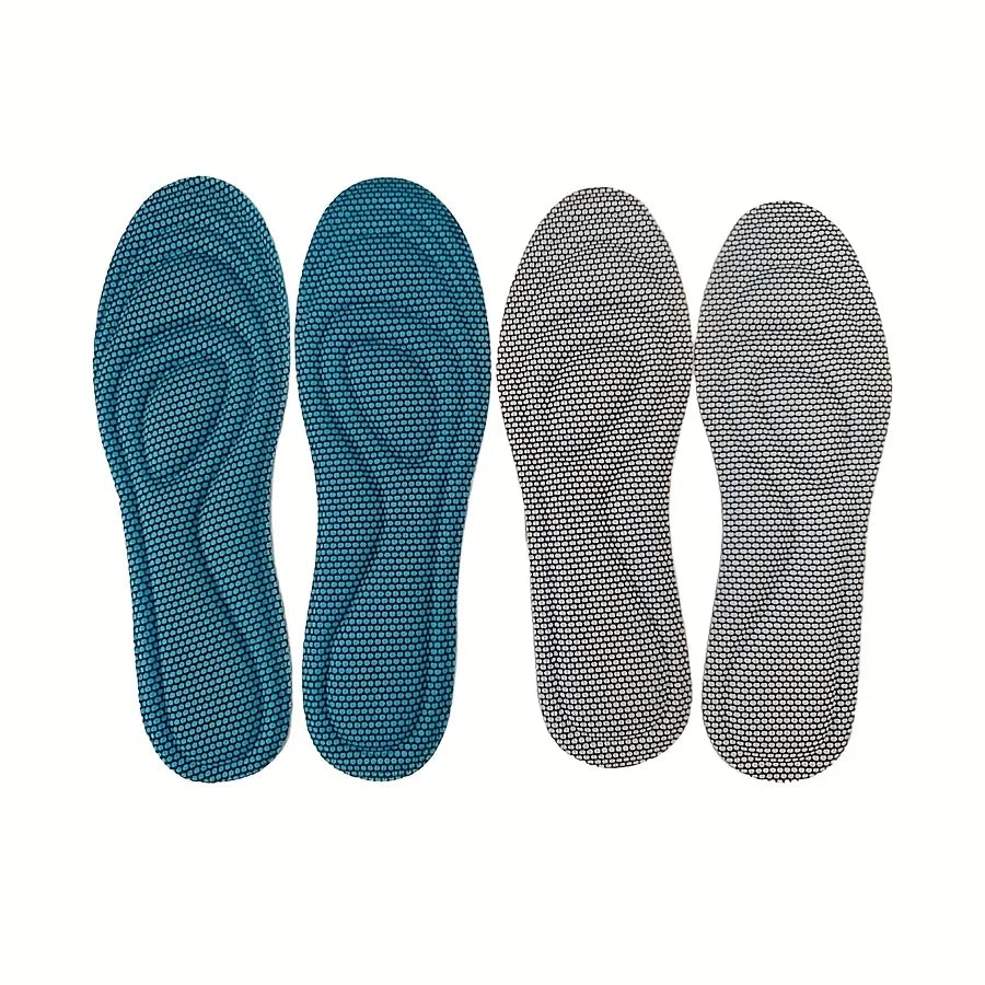 1/2 Pairs Memory Foam disposable Insoles for Shoes Antibacterial Deodorization Sweat Absorption Insert Sport Shoes Pads