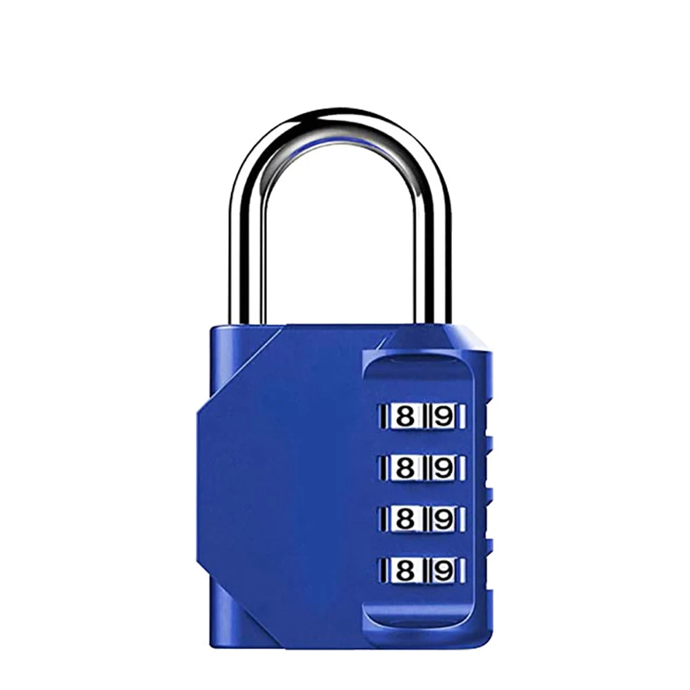 1/2pcs Combination Lock Resettable 4 Digit Padlock with Combination Waterproof and Heavy Duty Combination Padlock Outdoor