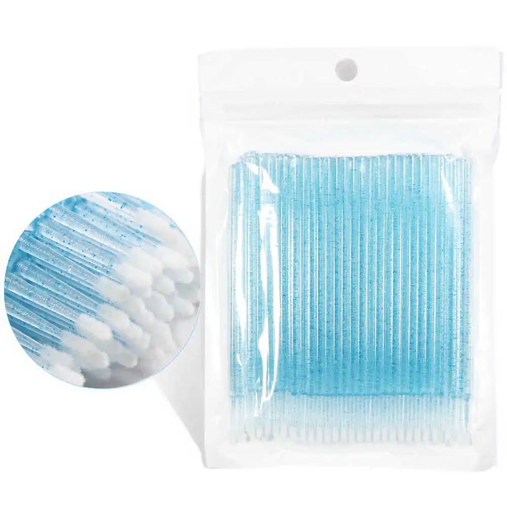 Disposable MicroBrush Eyelashes Extension Individual Lash Removing Swab Micro Brush For Eyelash Extension Tools