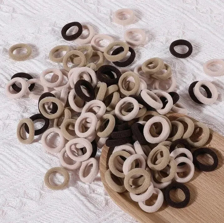 100/300/500pcs Girls Elastic Hair Bands Children Ponytail Hold Hair Tie Rubber Band Scrunchie Kids Hair Accessories for women