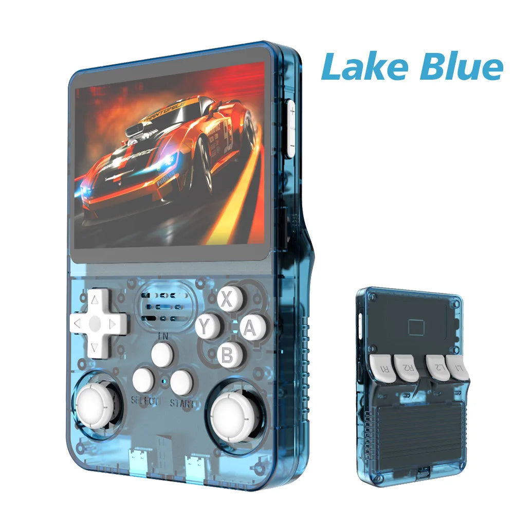 R36S new retro game console 3.5-inch Linux open-source system portable handheld game console with 128GB large memory