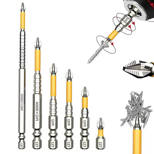 Non-slip High Hardness and Strong Magnetic Bit PH25/50/65/70/90/150mm Cross High Hardness Hand Tool Electric Drill  Bit Screw