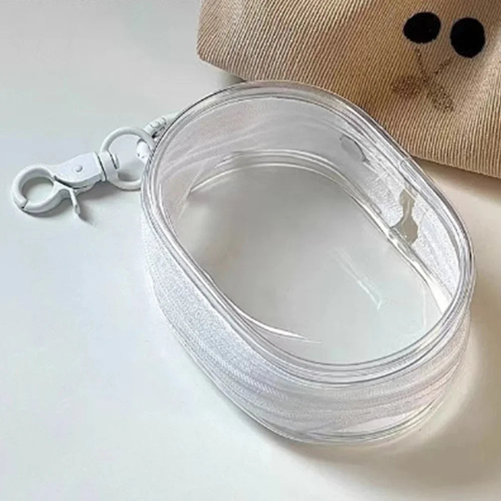 1pcs Mobile Phone Charger Storage Bag Charger Storage Box Small Item Storage Box Doll And Doll Dustproof Storag