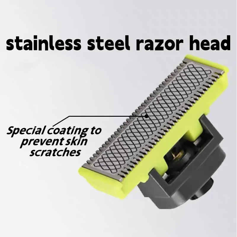 Men-Specific New Model Small T-Blade Razor Heads – Stainless Steel, Easy to Replace