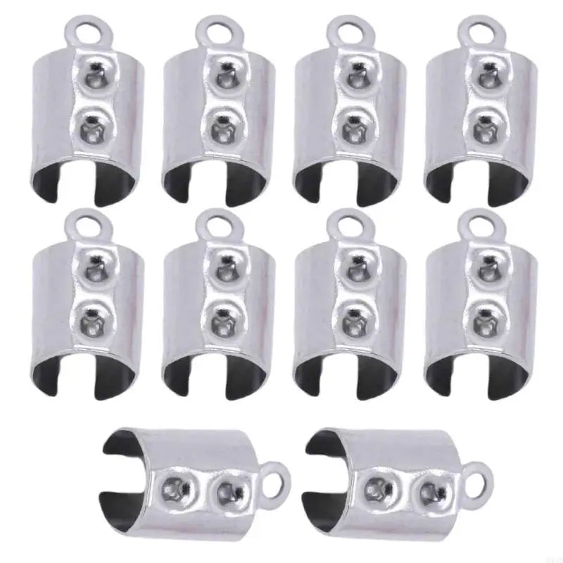 Stainless Steel Decorative Rope Clasp Comfortable Wear Jewelry Making Findings