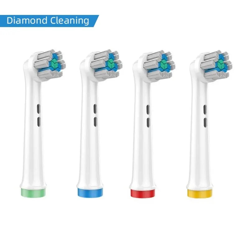 4PCS Dupont Bristle Electric Toothbrush Heads Whiten Teeth/Daily Clean/Precison Cleaning/Soft Care Teeth Function For Oral B