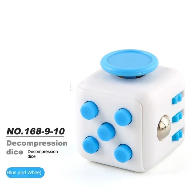 Colorful irritability stress relief dice release stress autism anxiety relief stress relief children anti-stress fingertips