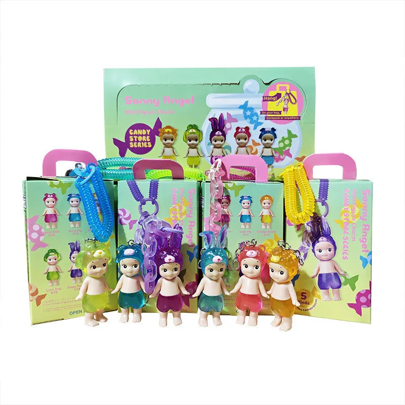 Candy House Angel Keychain Blind Box Doll Bag Pendant Handmade Creative Cartoon Toy Birthday Valentine'S Day Gift Mystery Boxes