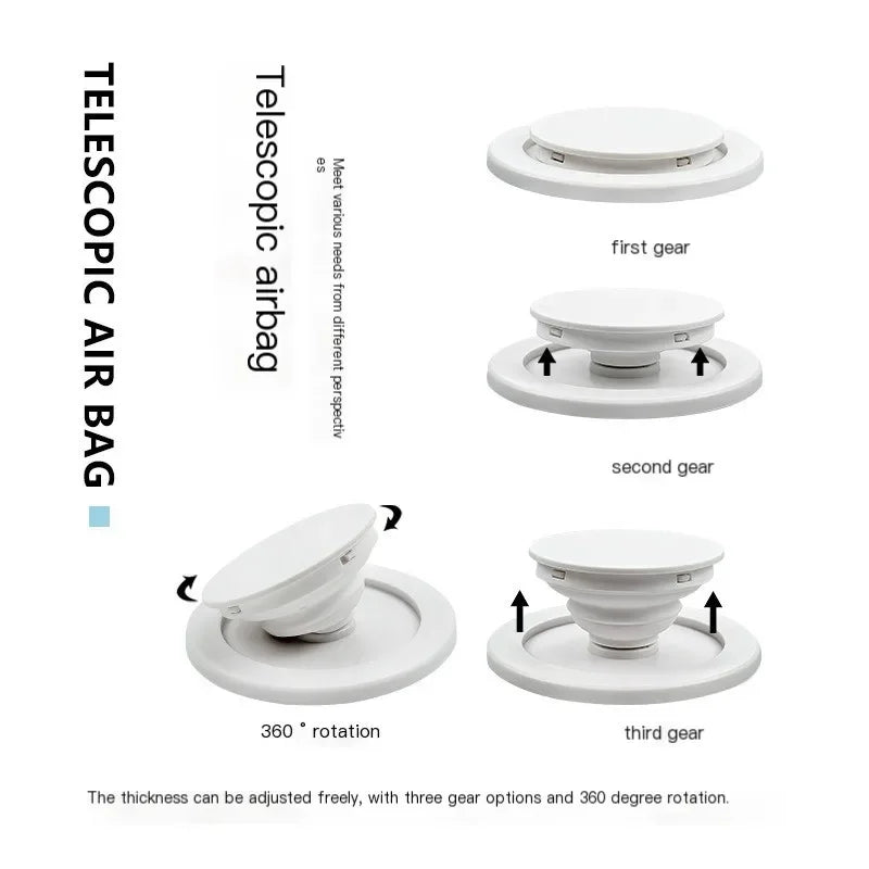 Magnetic Safe Ring Finger Expanding Stand Folding Mobile Phone Grip Holder Socket Pocket Support for iPhone Mac Samsung Xiaomi