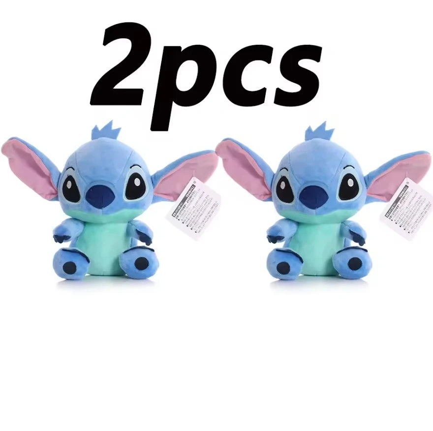New Disney Cartoon Stitch Angel Scrump Plush Dolls Anime Toys Lilo & Stitch Stich Plush Stuffed Toys Children Birthday Gifts