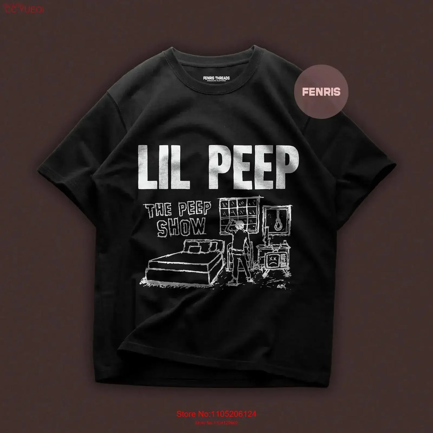 Premium Lil Peep T Shirt crybaby Album Hellboy New Heavy Cotton vintage Washed streetwear Slightly fashion Soft graphic