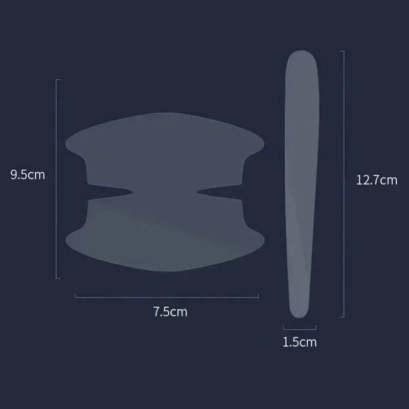 8pcs/set of door handle stickers, scratch-resistant handles, bowl stickers, decorative films, car protective equipment