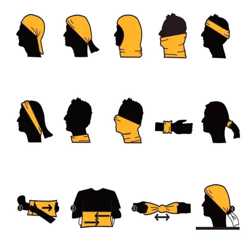 Outdoor Bandana Man Seamless Balaclava Buffs Neck Warmer Cycling Motorcycle Scarf Windproof Sun Protection Fishing Face Mask