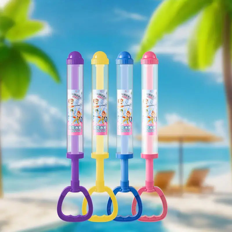 Pusher Type Fun Fireworks Water Jet Spray Toy Water Blasters Water Fights Games Water Splashing Festival Prop Summer Water Gun