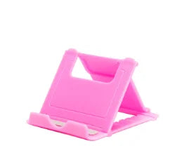 Mini Adjustable Creative Portable Universal Folding Plastic Phone Holder Tablet Computer Stand For ipad iPhone Samsung Xiaomi