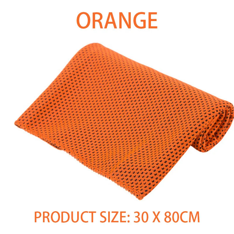 Cooling Towel Breathable Chilly Towel Sports Towel With Storage Box Yoga Towel Gym Towel for Indoor & Outdoor Activities