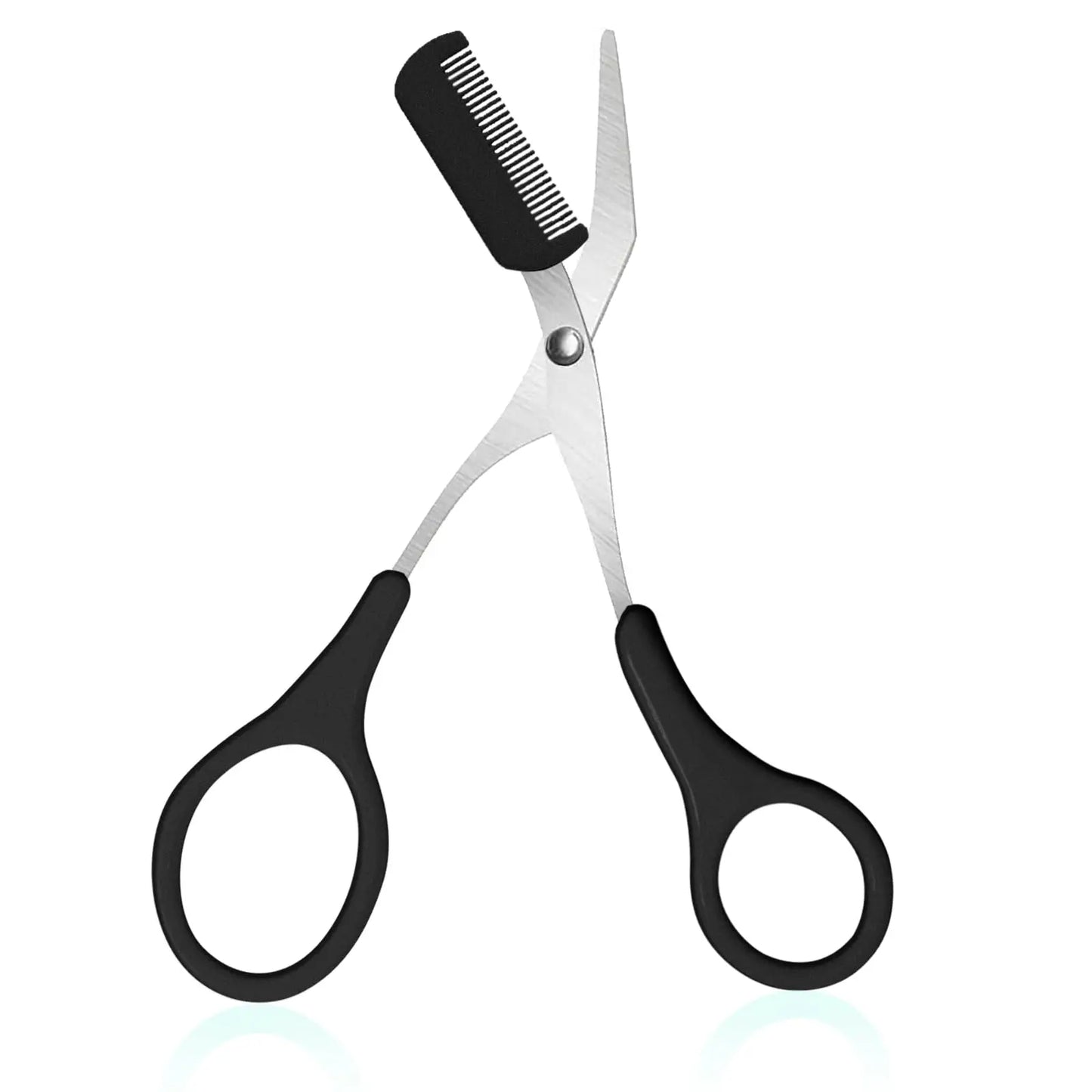 Eyebrow Razor Scissor  Stainless Steel Safe Anti-scratch Trimmer for Beginners Crescent Sharp Beauty Tool Multi-color