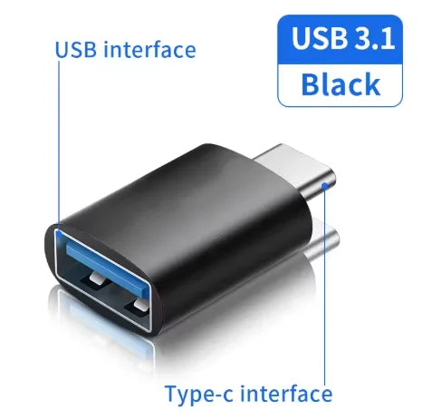 USB OTG Data Transfer Adapter Type C Female to USB Male Converter Fast Charging Adapter For Laptop Macbook Samsung
