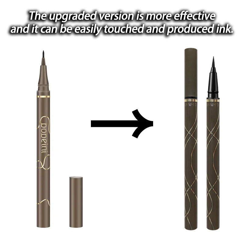 Slim eyeliner is waterproof, sweat-proof, long-lasting and non-smudged. Newbie brown eyeliner liquid pen