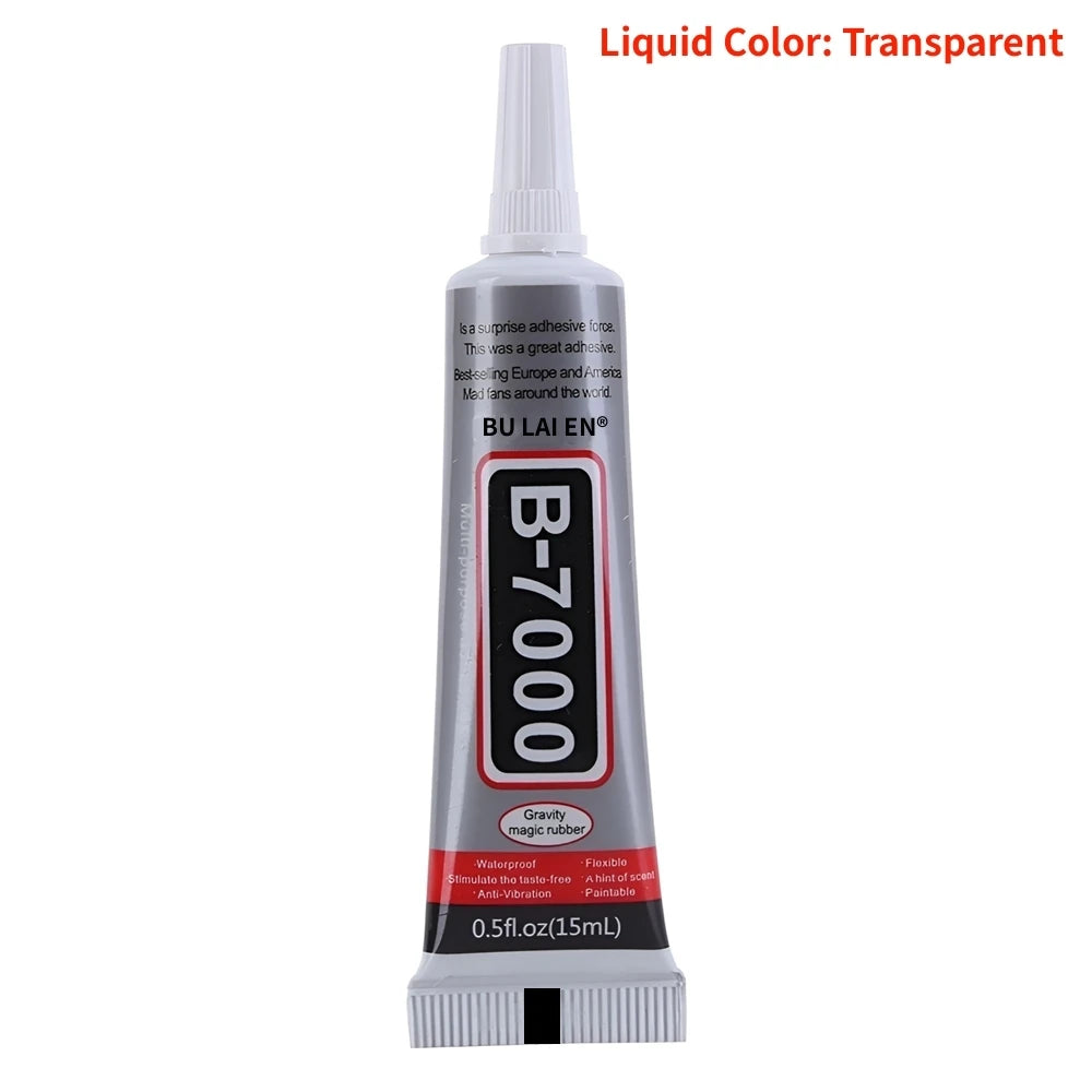 15ML 50ML 110ML B7000 Clear Contact Phone Repair Adhesive Universal Glass Plastic DIY Glue T-7000 with Precision Applicator Glue